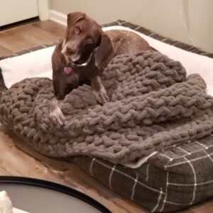 Fonzie's Cozie Knits Pet Throw Blanket