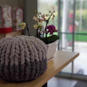 Specialty Human Knits  Custom Pouf Pillow
